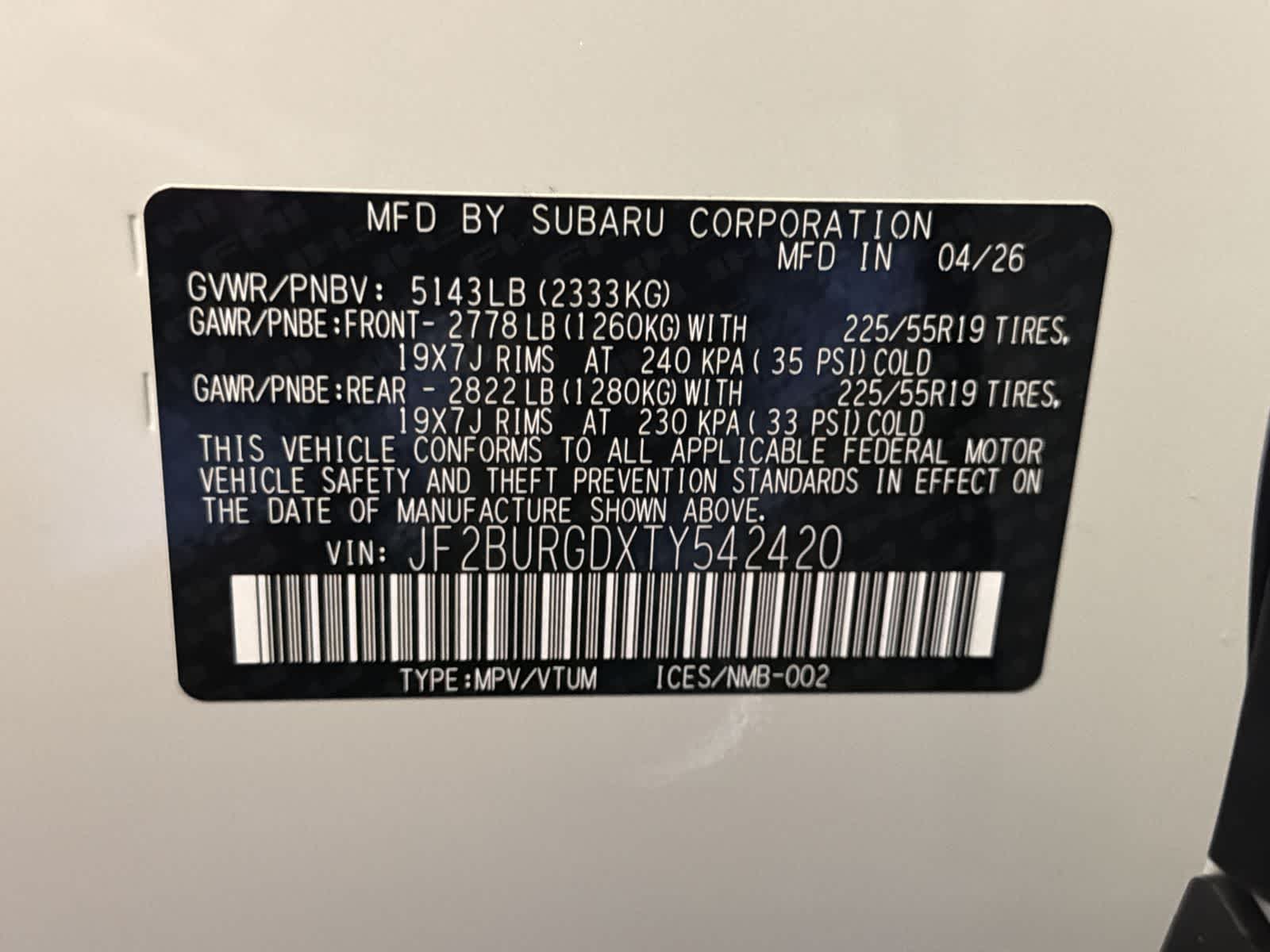 Thumbnail: 2026 Subaru Outback - 39