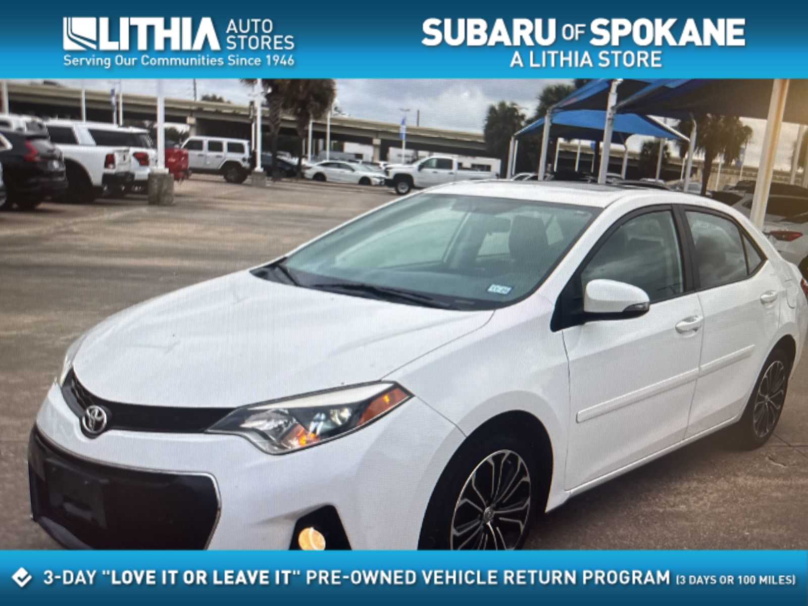 2016 Toyota Corolla S Plus