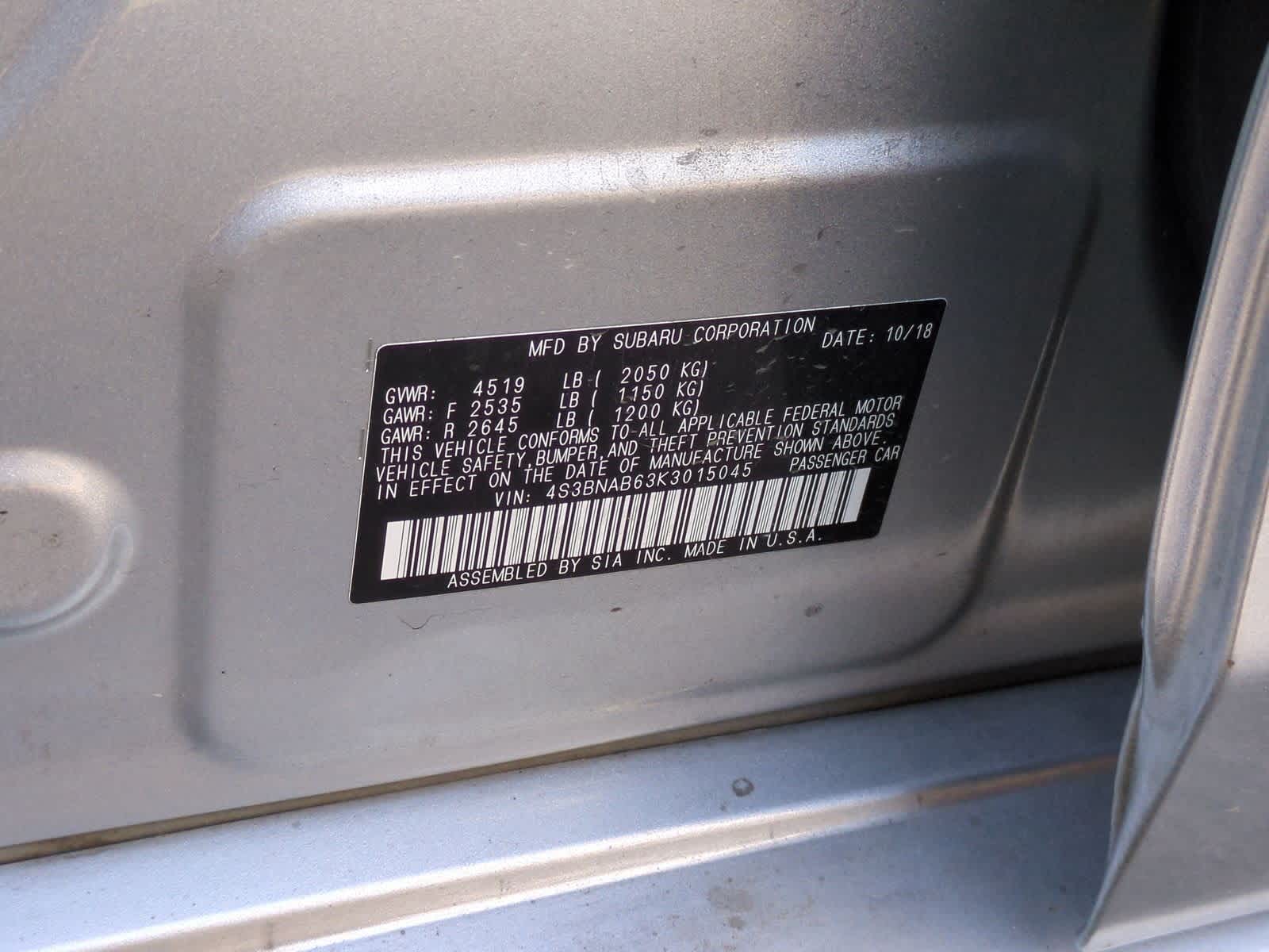 Thumbnail: 2019 Subaru Legacy - 34