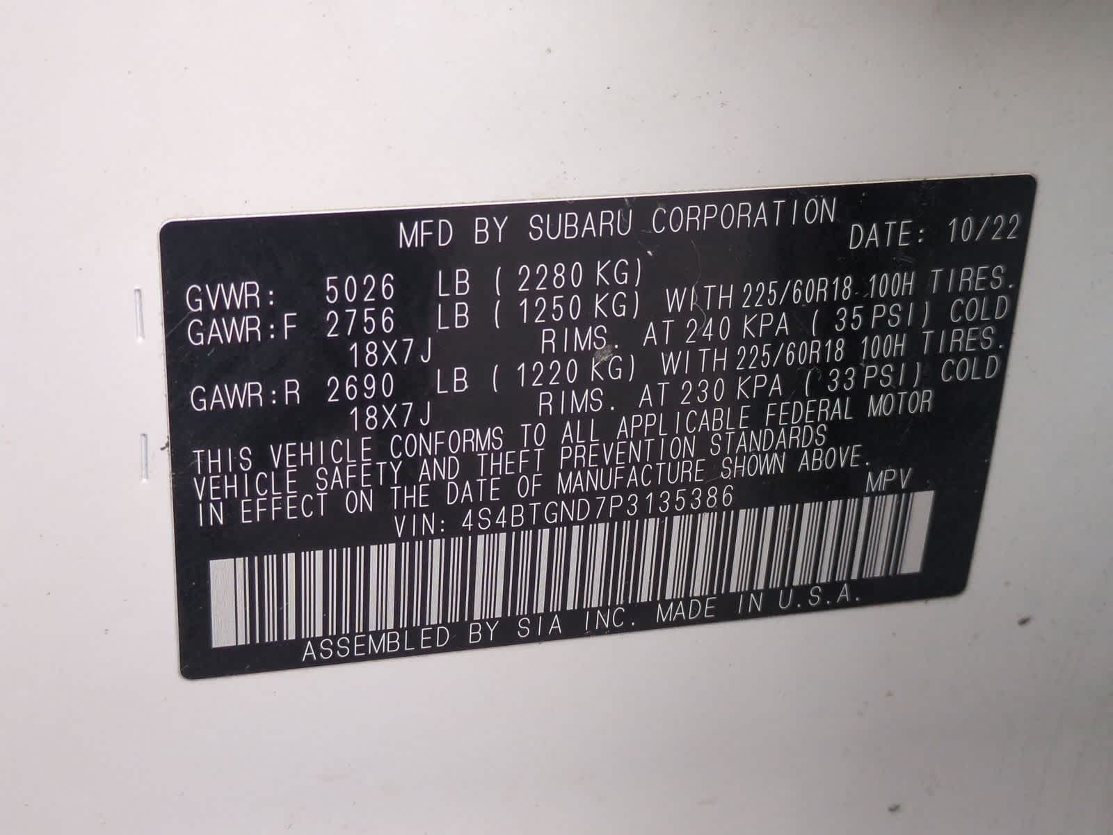 Thumbnail: 2023 Subaru Outback - 36