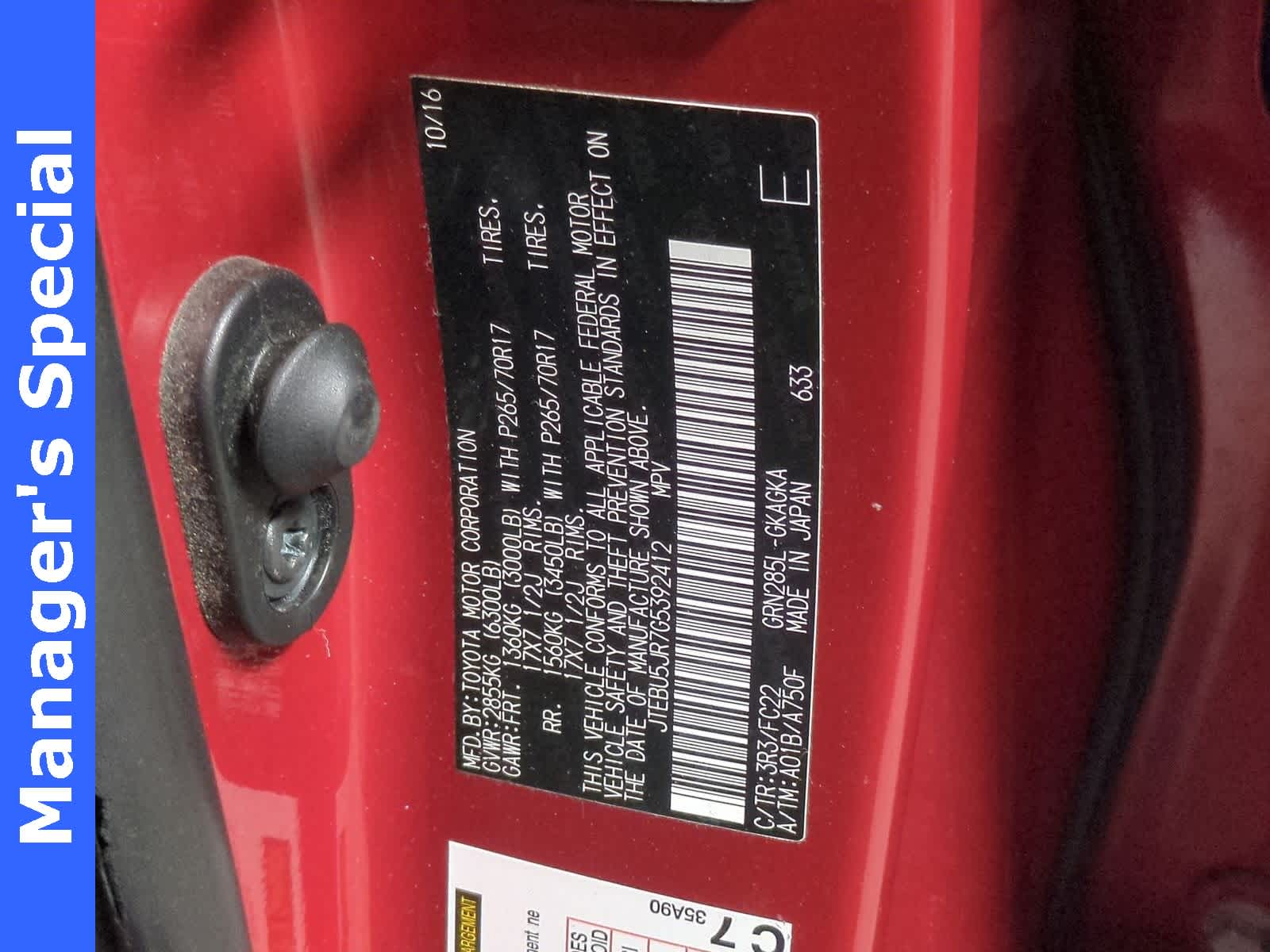 Thumbnail: 2016 Toyota 4Runner - 35