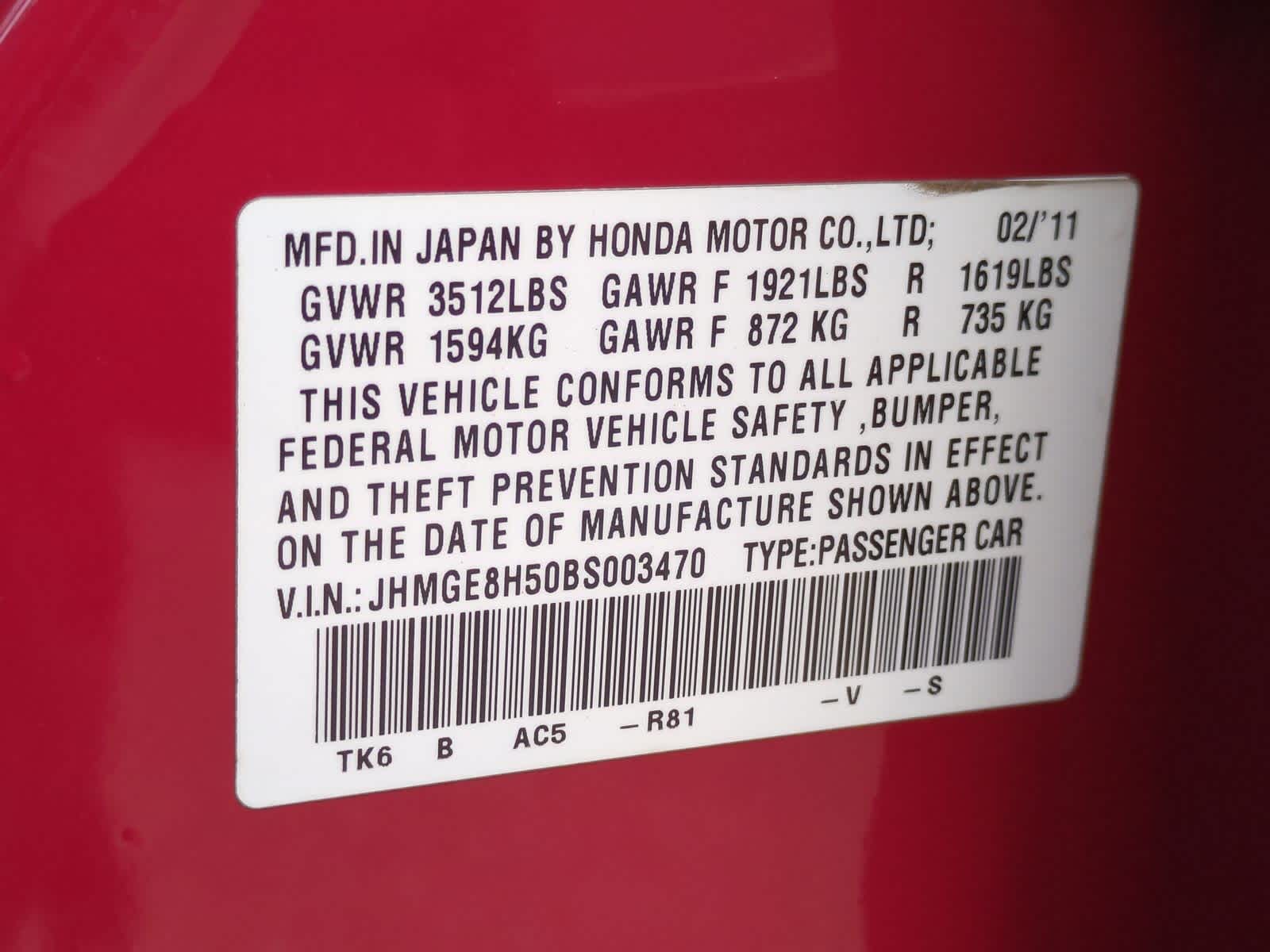 Thumbnail: 2011 Honda Fit - 30