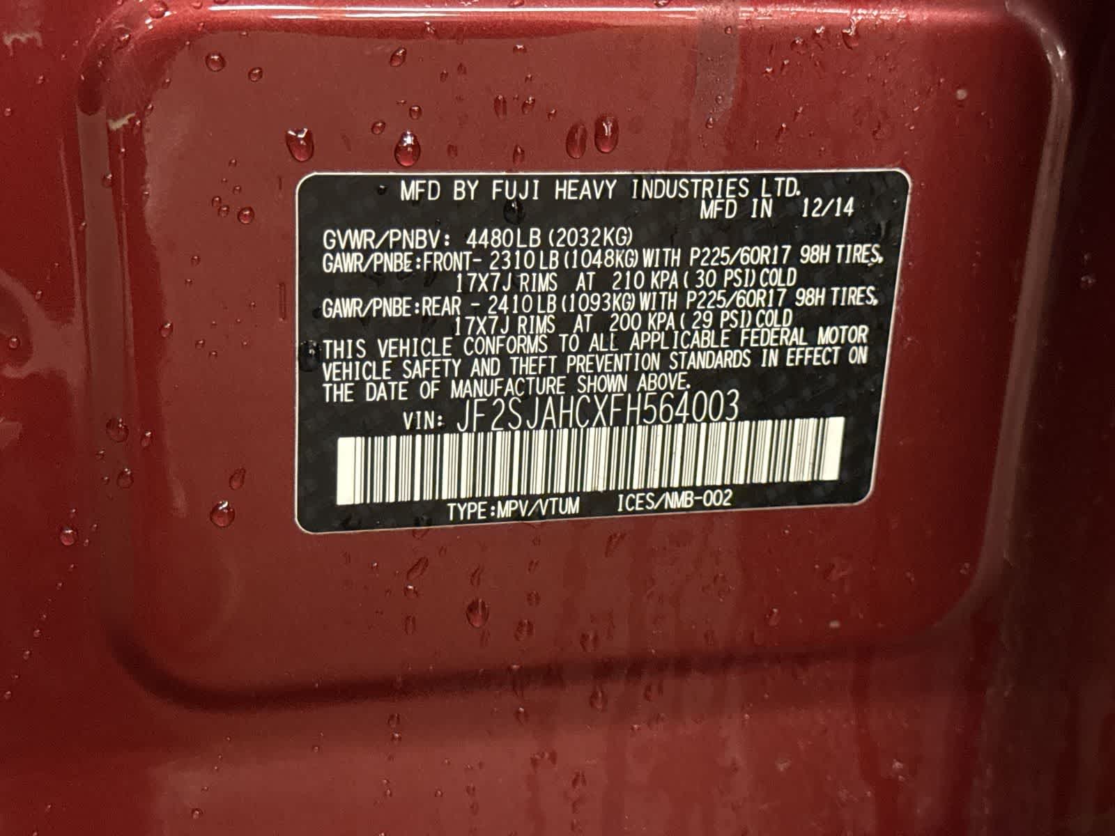 Thumbnail: 2015 Subaru Forester - 36