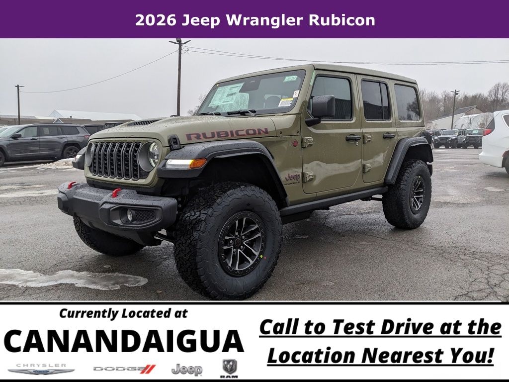 New 2026 Jeep Wrangler Rubicon Sport Utility