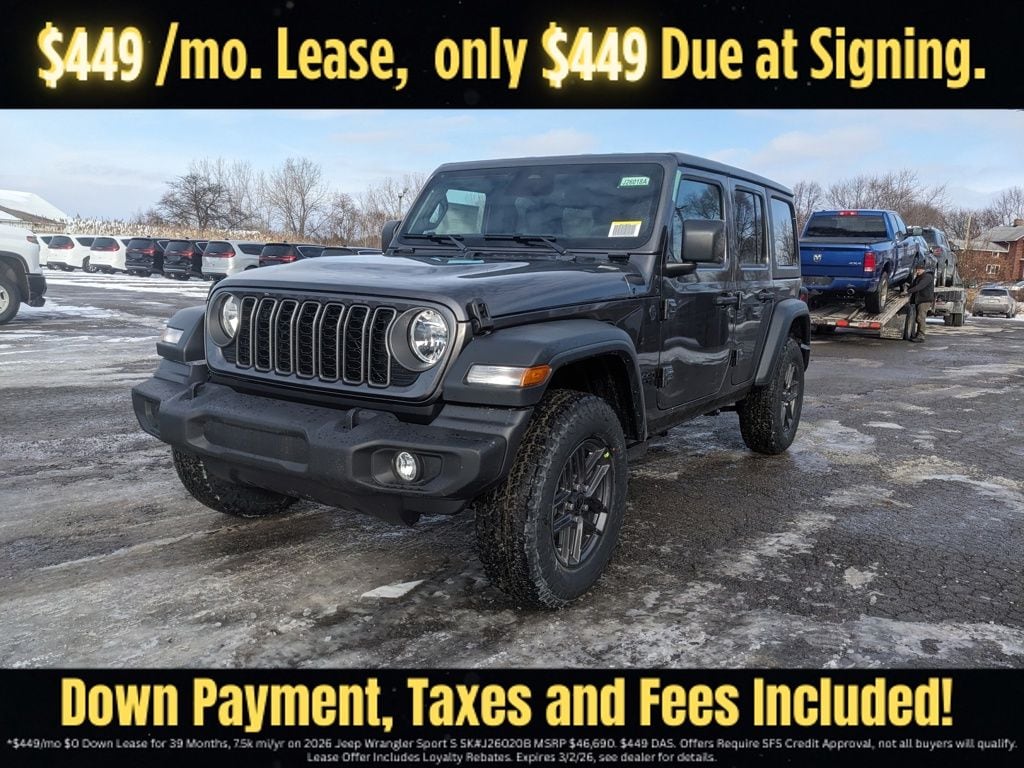 New 2026 Jeep Wrangler Sport S Sport Utility