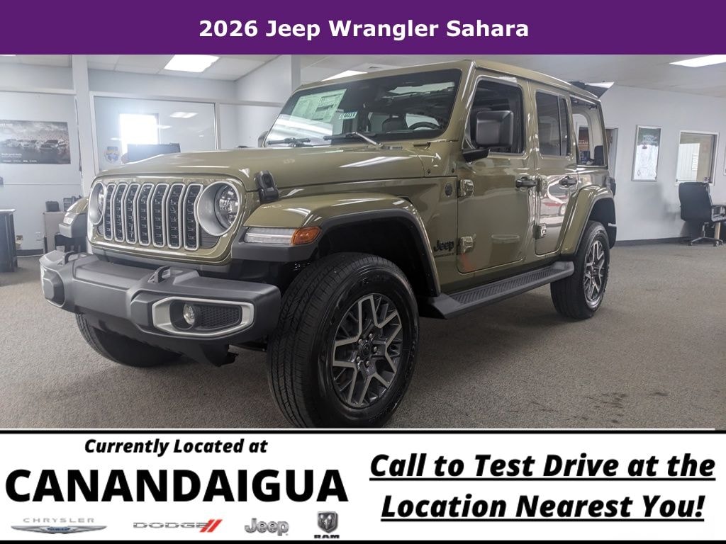 New 2026 Jeep Wrangler Sahara Sport Utility