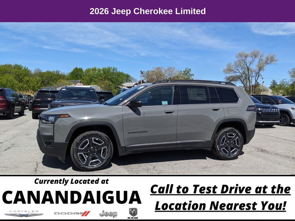 New 2026 Jeep Cherokee Limited Sport Utility