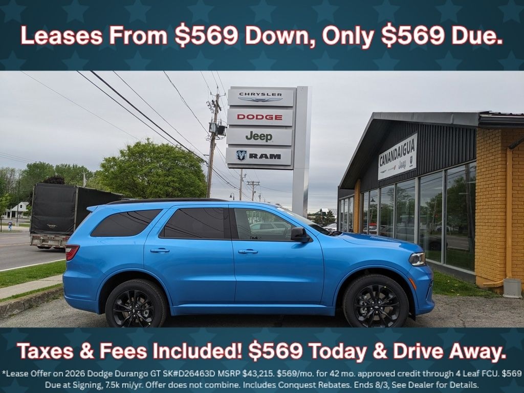 New 2026 Dodge Durango GT Sport Utility