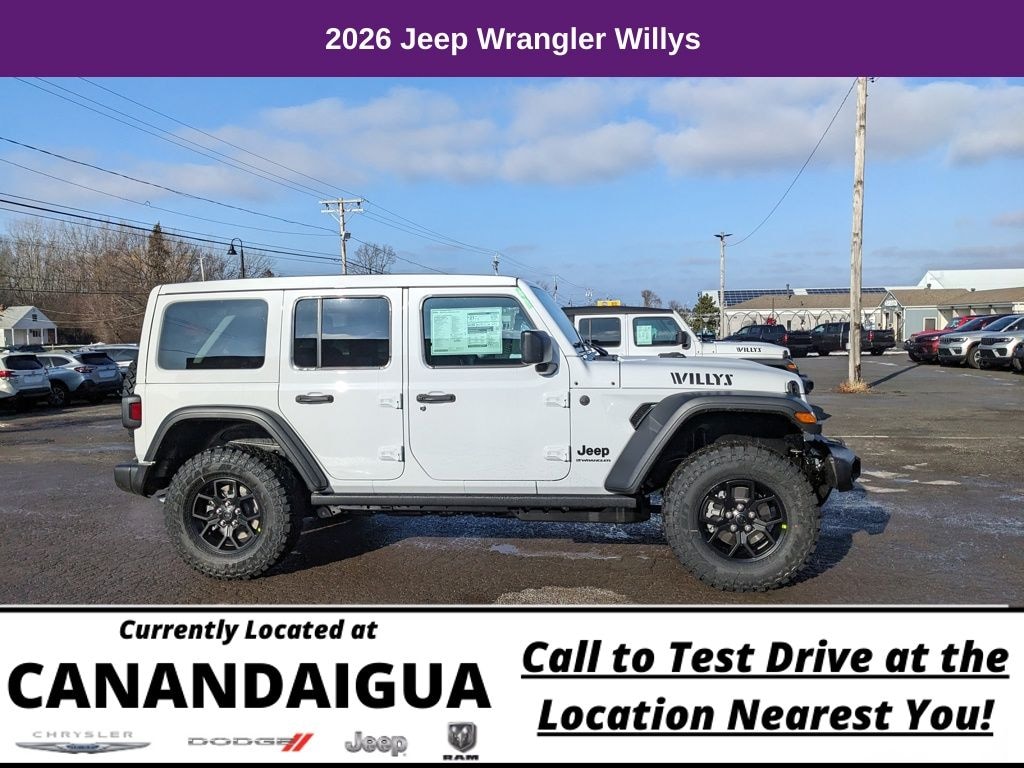 New 2026 Jeep Wrangler Willys Sport Utility