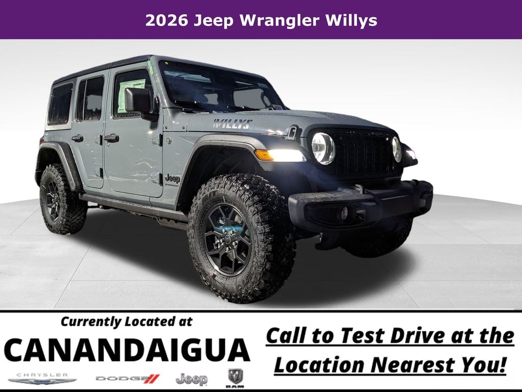 New 2026 Jeep Wrangler Willys Sport Utility