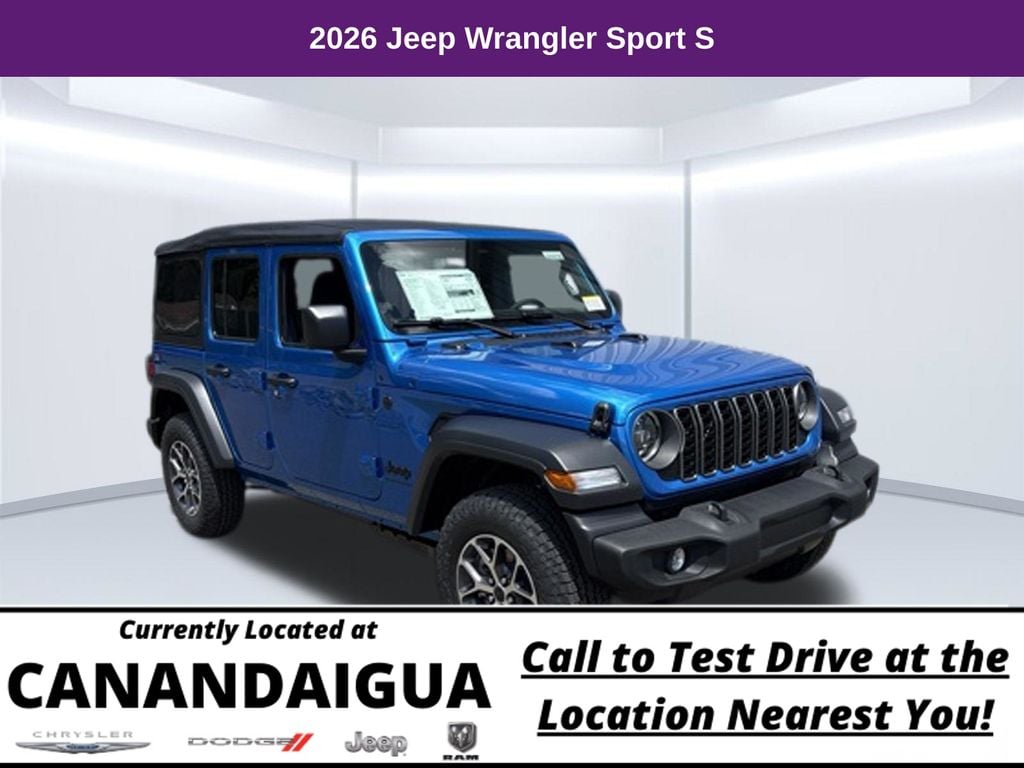 New 2026 Jeep Wrangler Sport S Sport Utility