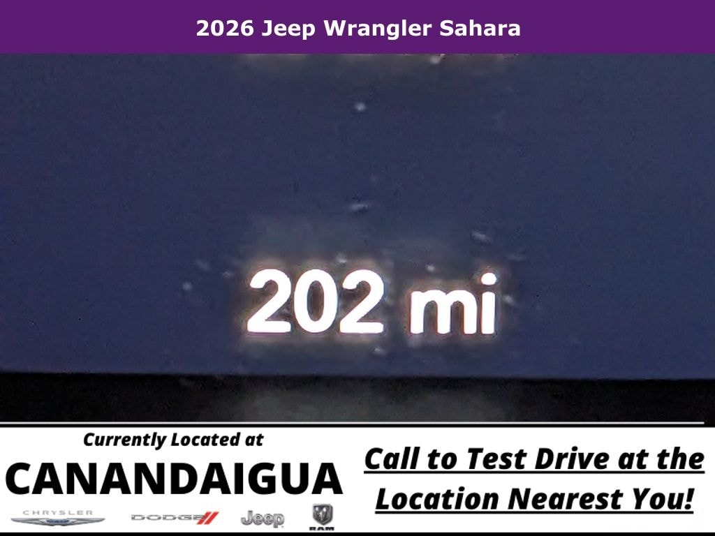 New 2026 Jeep Wrangler Sahara Sport Utility