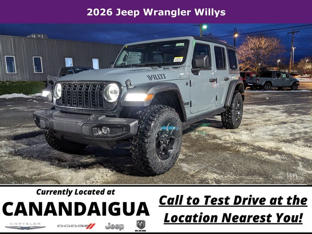 New 2026 Jeep Wrangler Willys Sport Utility