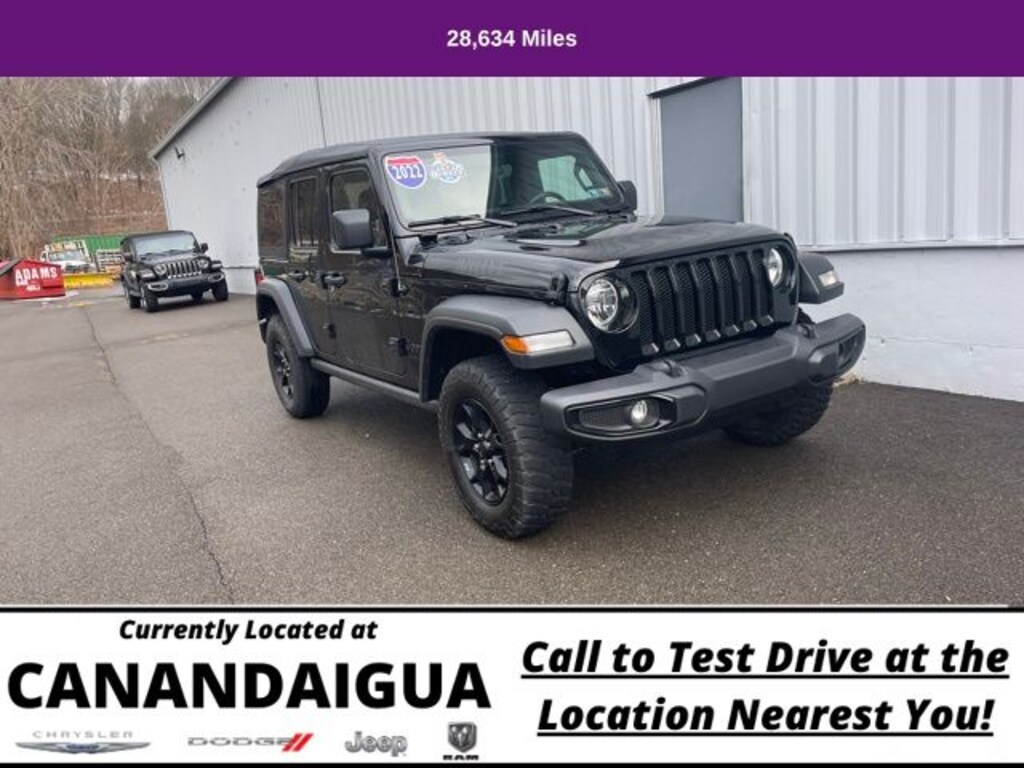 Used 2022 Jeep Wrangler Unlimited Sport SUV