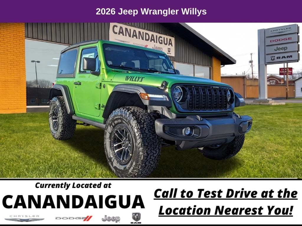 New 2026 Jeep Wrangler Willys Sport Utility
