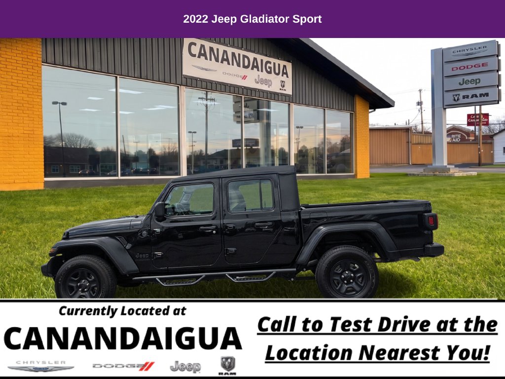 Used 2022 Jeep Gladiator Sport Truck Crew Cab