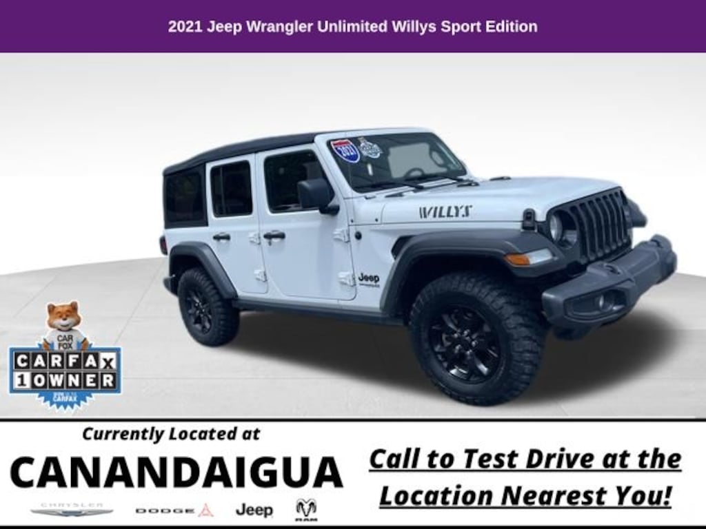 Used 2021 Jeep Wrangler Unlimited Sport SUV