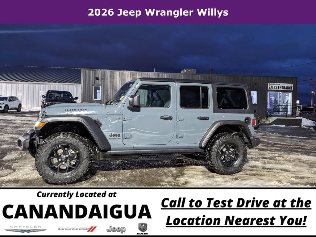 New 2026 Jeep Wrangler Willys Sport Utility