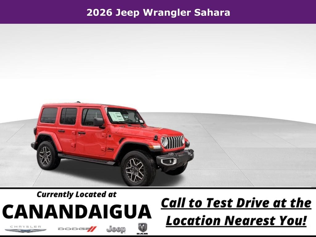 New 2026 Jeep Wrangler Sahara Sport Utility