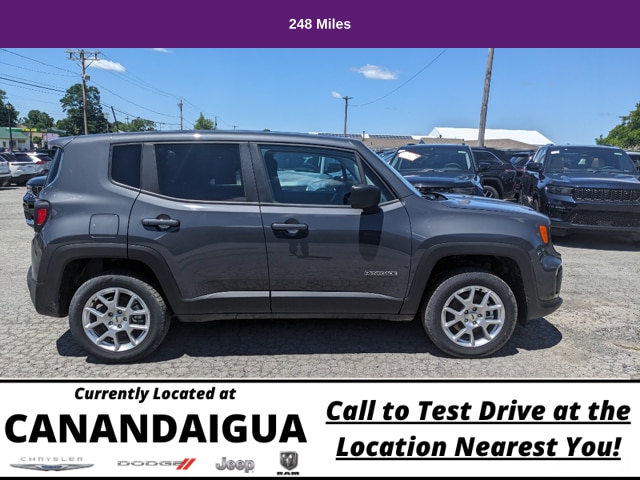 Used 2023 Jeep Renegade Latitude with VIN ZACNJDB12PPP57998 for sale in Canandaigua, NY