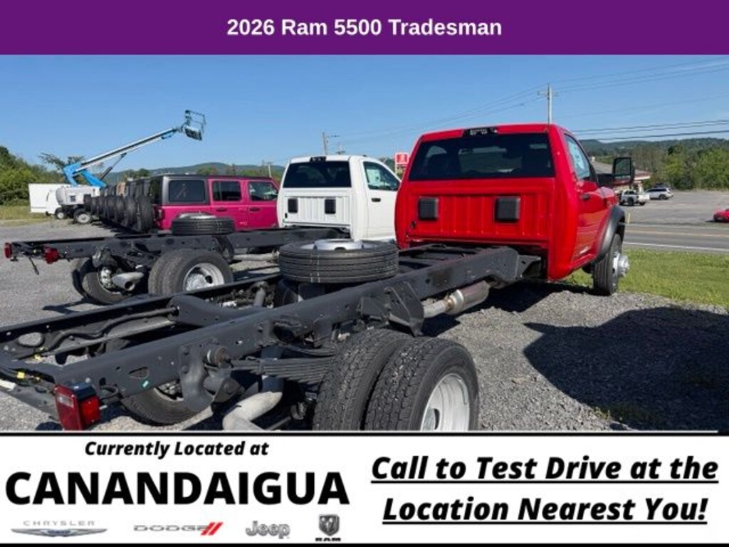 New 2026 Ram 5500HD Tradesman Pickup