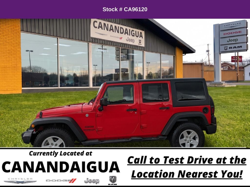 Used 2017 Jeep Wrangler JK Unlimited Sport 4x4 SUV