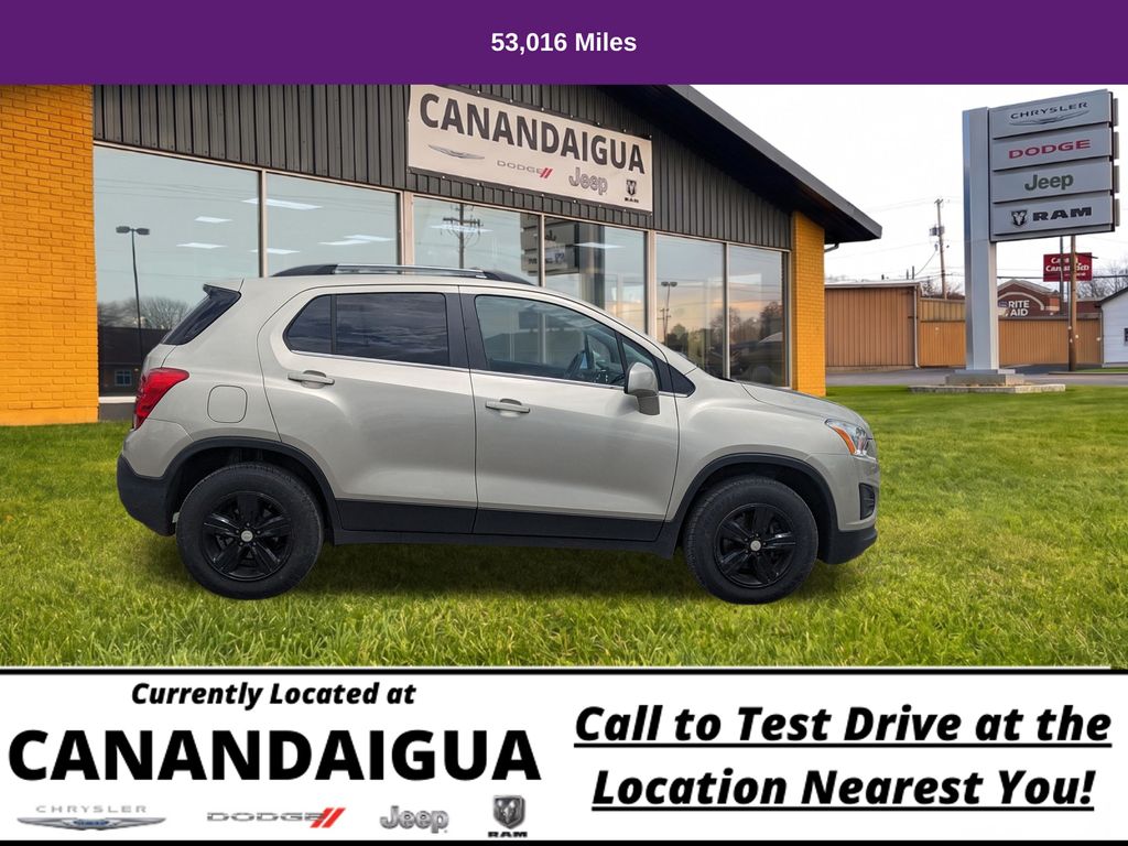 Used 2016 Chevrolet Trax LT with VIN 3GNCJPSB8GL114673 for sale in Canandaigua, NY