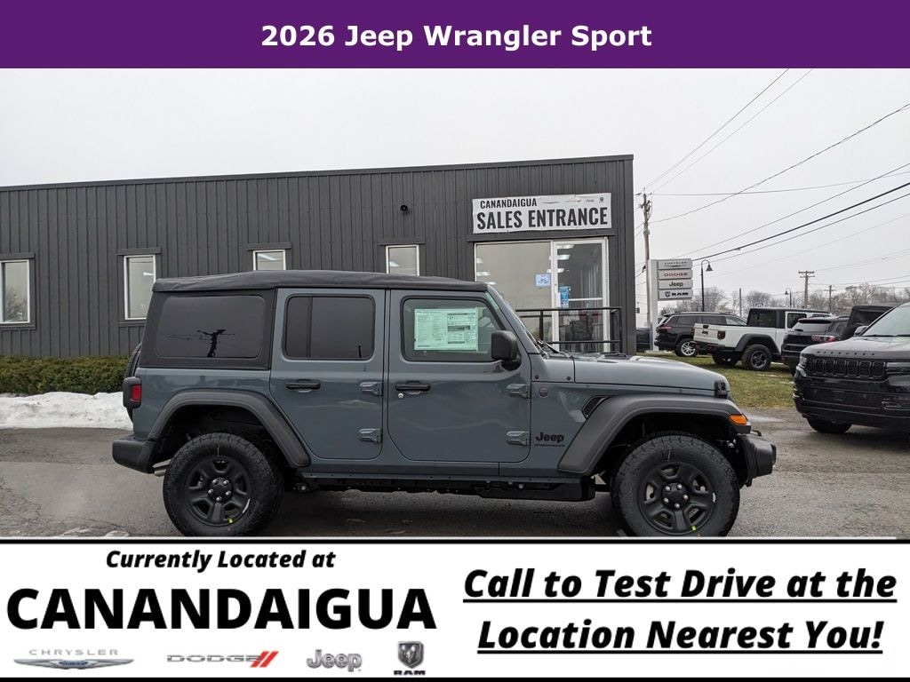 New 2026 Jeep Wrangler Sport Sport Utility