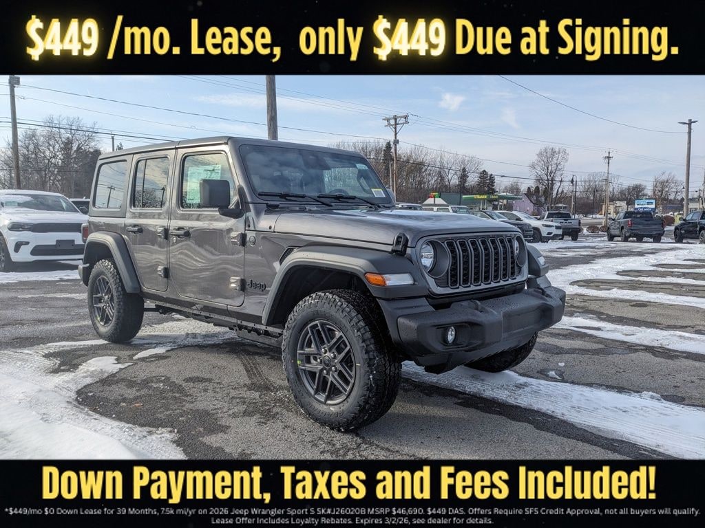 New 2026 Jeep Wrangler Sport S Sport Utility