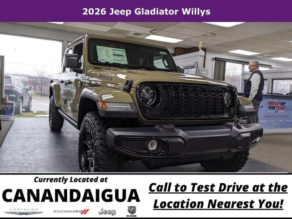 New 2026 Jeep Gladiator Willys Pickup
