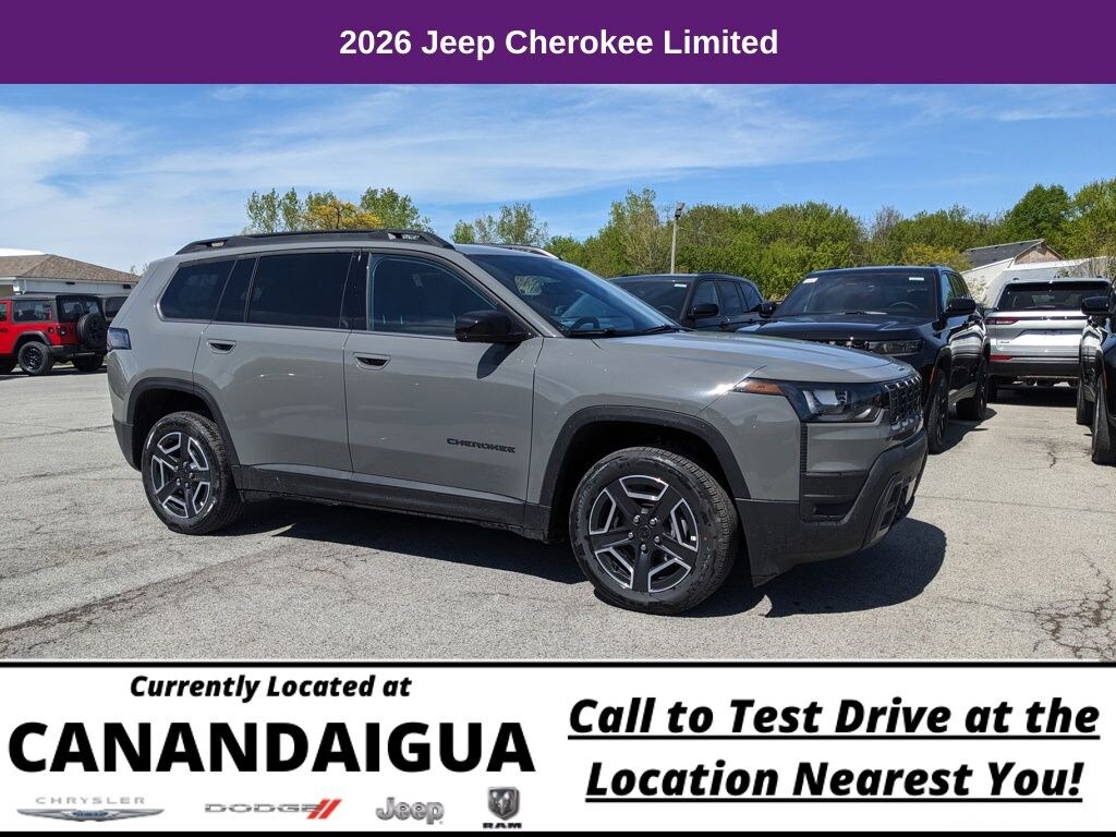 New 2026 Jeep Cherokee Limited Sport Utility