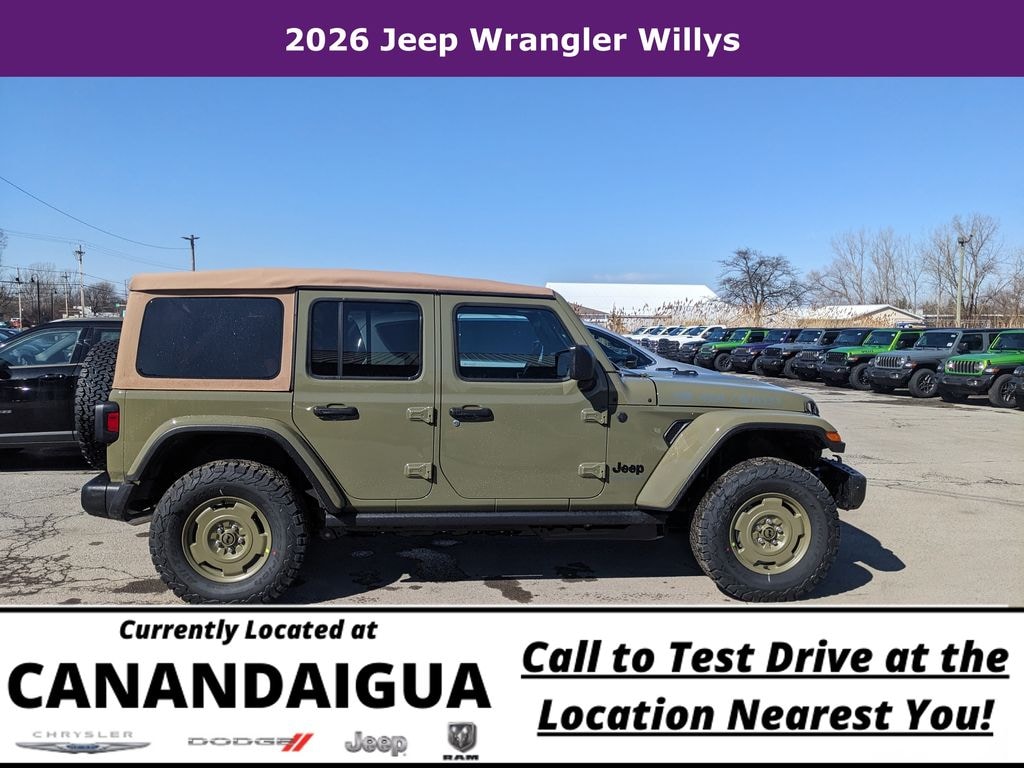 New 2026 Jeep Wrangler Willys Sport Utility
