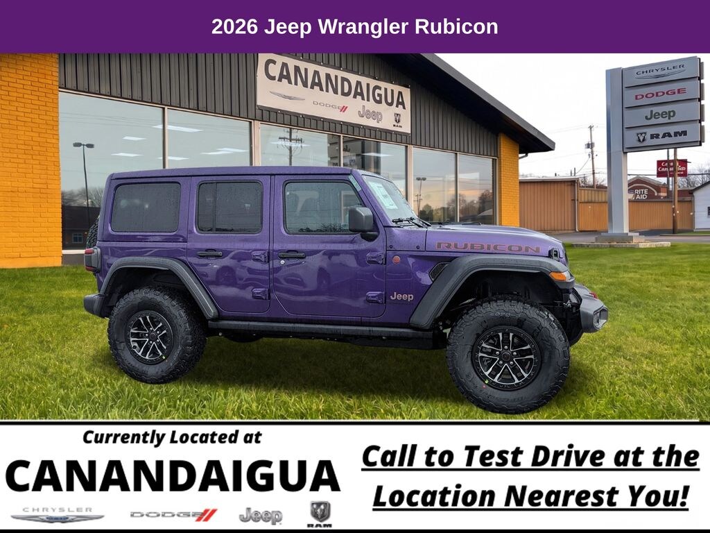 New 2026 Jeep Wrangler Rubicon Sport Utility