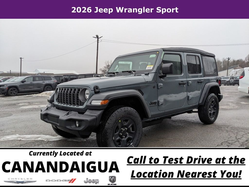 New 2026 Jeep Wrangler Sport Sport Utility