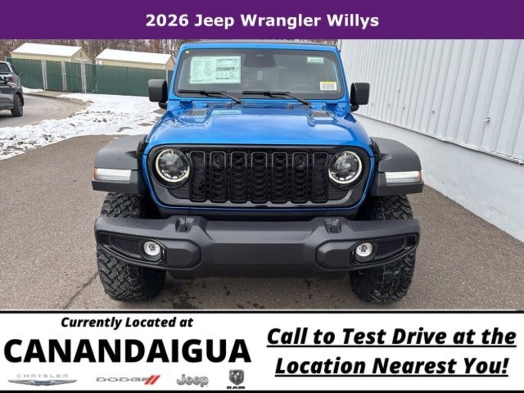 New 2026 Jeep Wrangler Willys Sport Utility