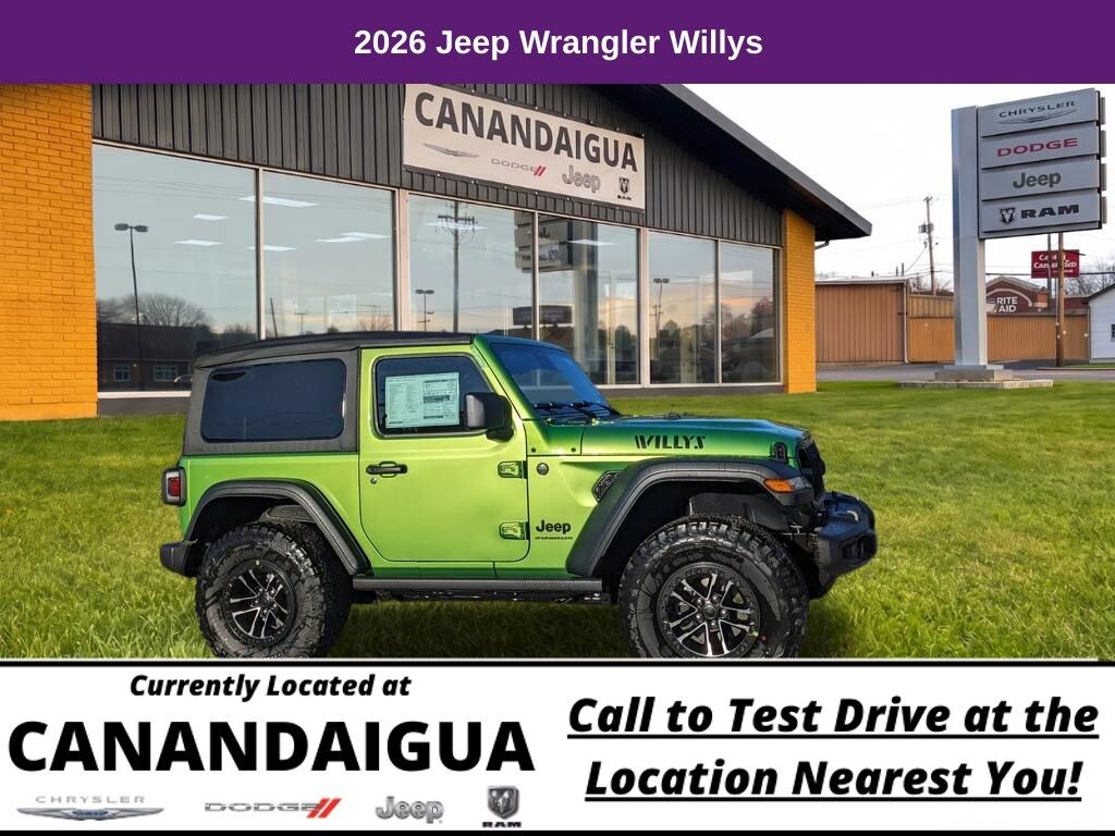 New 2026 Jeep Wrangler Willys Sport Utility