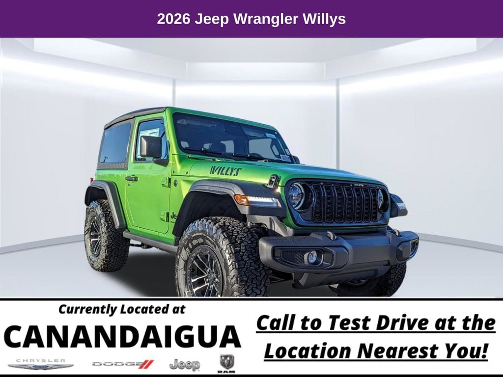 New 2026 Jeep Wrangler Willys Sport Utility