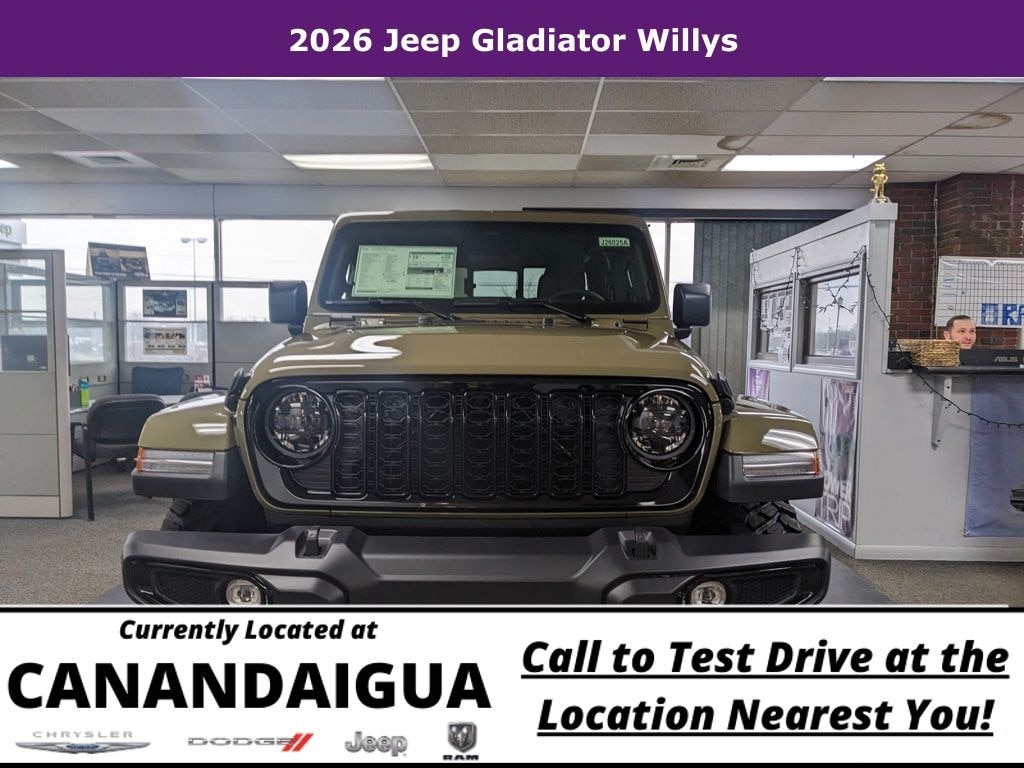 New 2026 Jeep Gladiator Willys Pickup