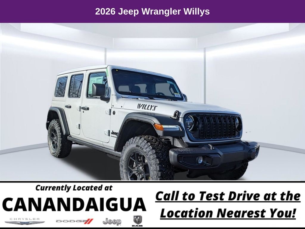 New 2026 Jeep Wrangler Willys Sport Utility