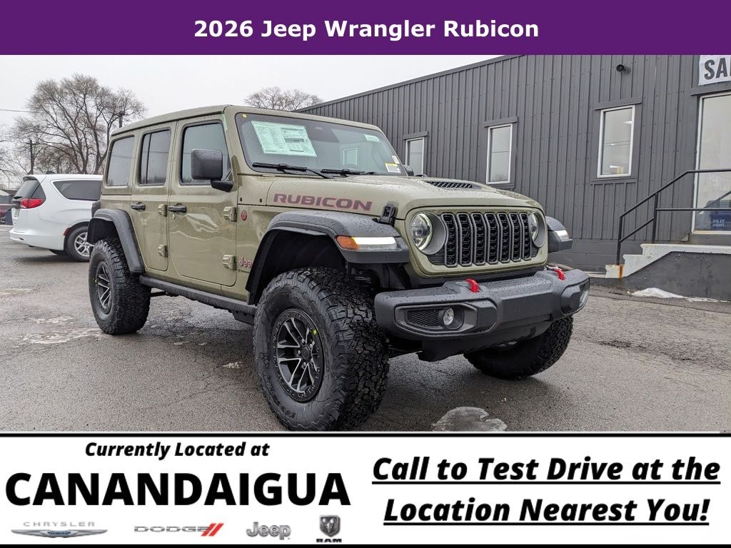 New 2026 Jeep Wrangler Rubicon Sport Utility