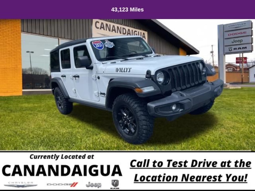 Used 2021 Jeep Wrangler Unlimited Sport SUV
