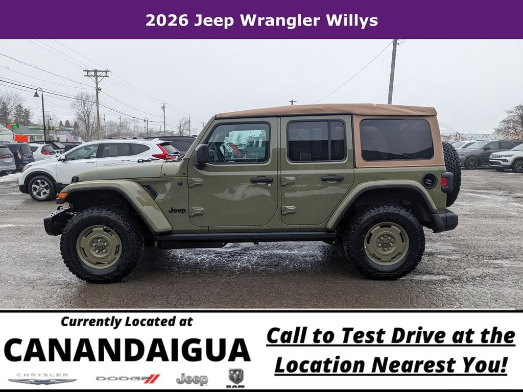 New 2026 Jeep Wrangler Willys Sport Utility