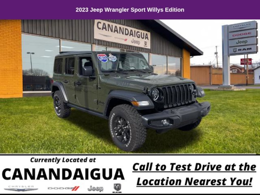 Used 2023 Jeep Wrangler Sport SUV