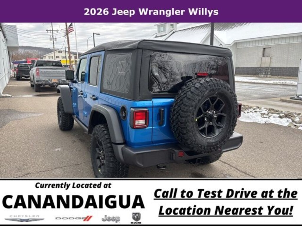 New 2026 Jeep Wrangler Willys Sport Utility