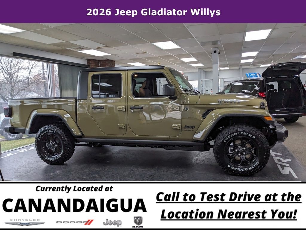 New 2026 Jeep Gladiator Willys Pickup