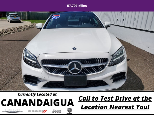 Used 2021 Mercedes-Benz C-Class Coupe C300 with VIN W1KWJ8EB3MG058929 for sale in Canandaigua, NY