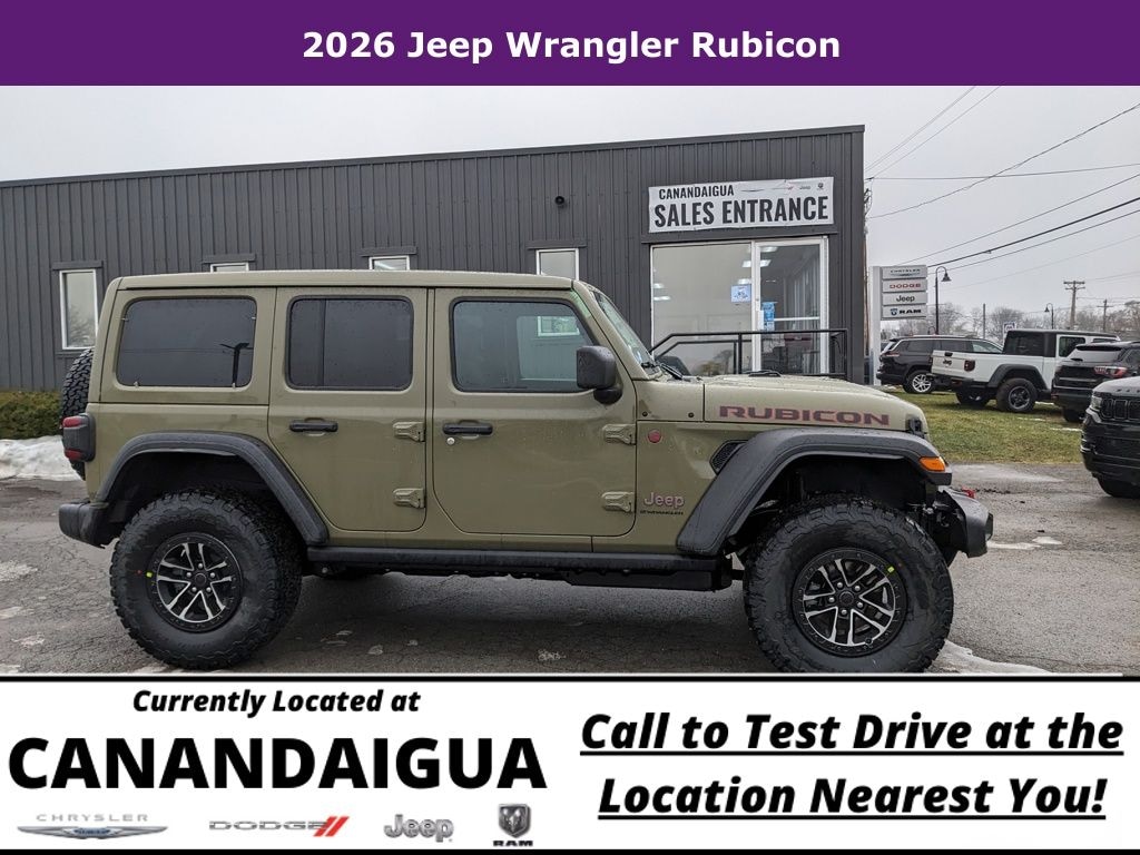 New 2026 Jeep Wrangler Rubicon Sport Utility