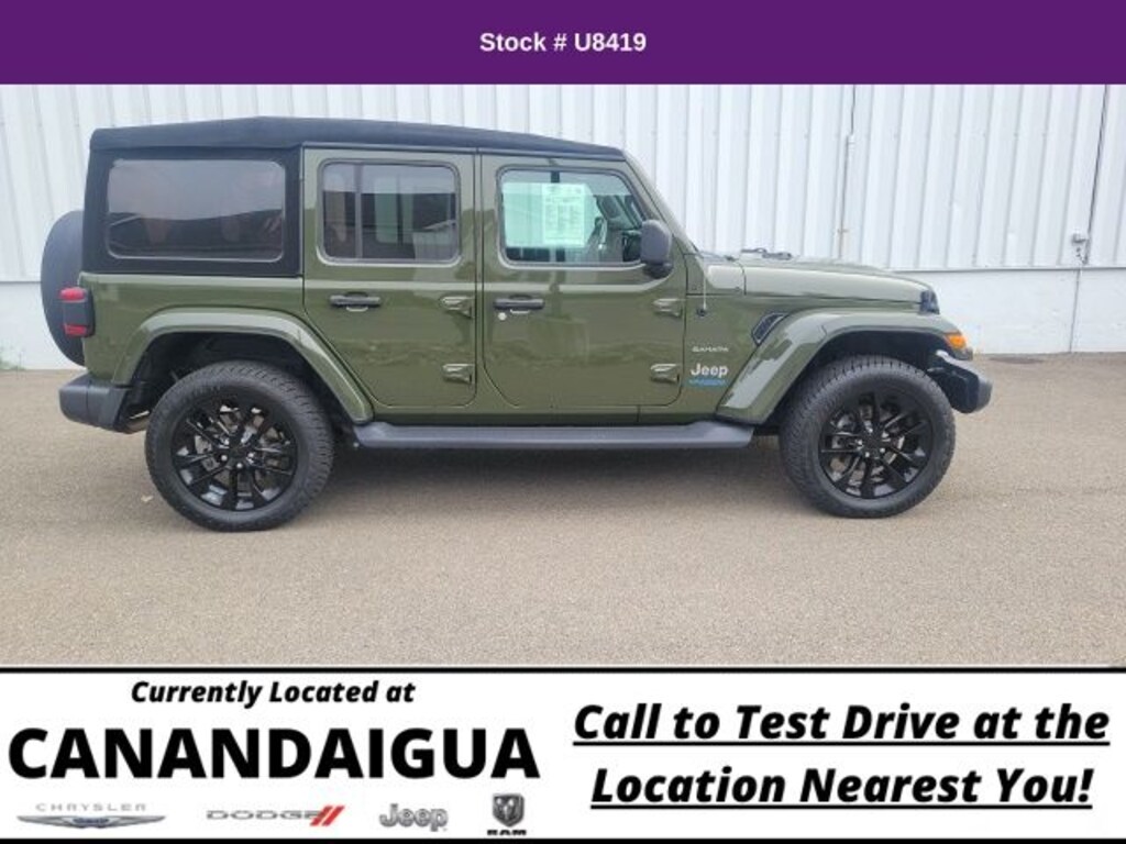 Used 2021 Jeep Wrangler 4xe Sahara SUV