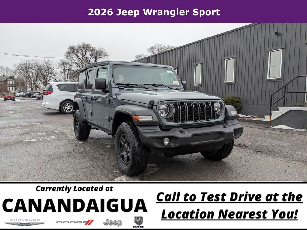 New 2026 Jeep Wrangler Sport Sport Utility
