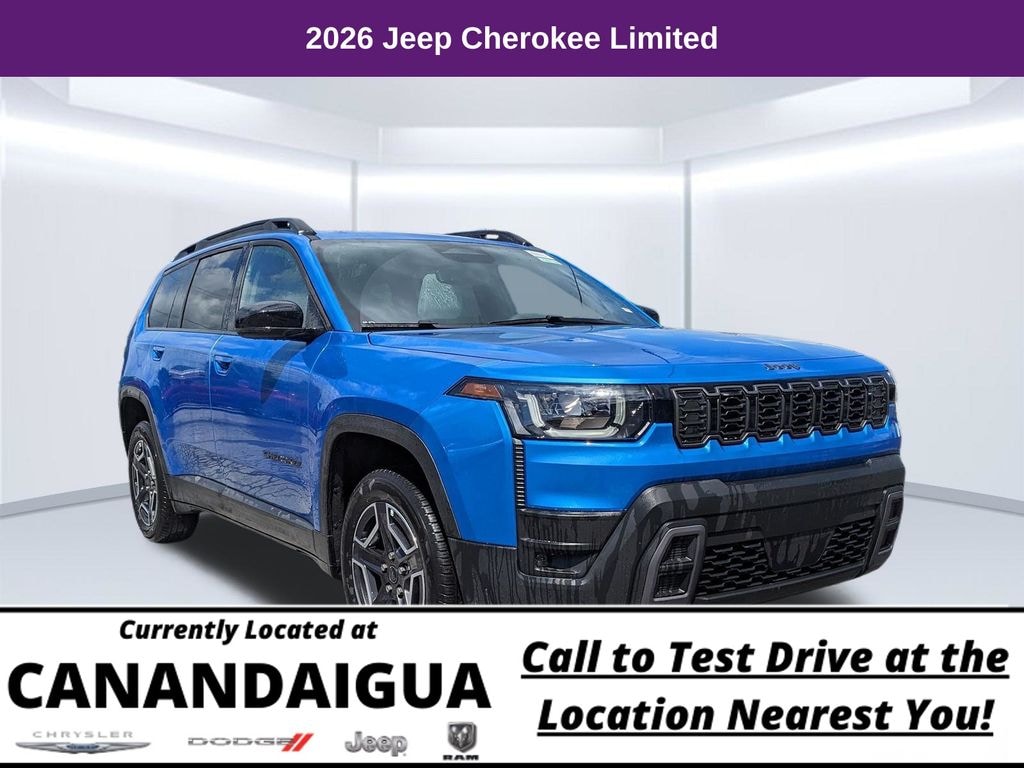 New 2026 Jeep Cherokee Limited Sport Utility